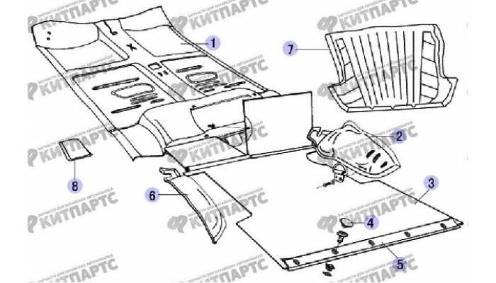 Ковер пола Great Wall Safe (SUV G5)