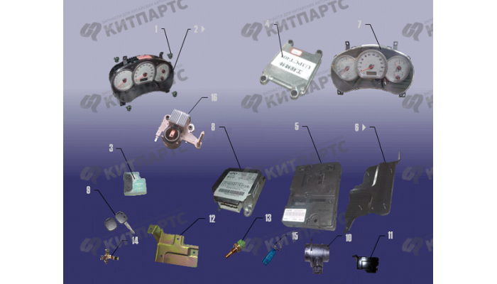 Блок ECU и комбинация приборов Chery Tiggo (T11)