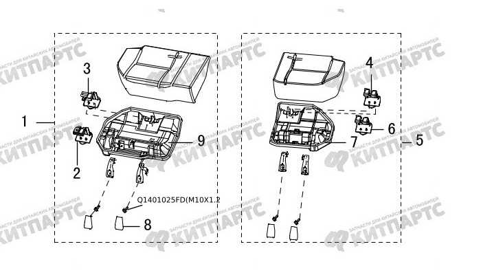 Подушка заднего сиденья (старый салон) Great Wall Hover H3